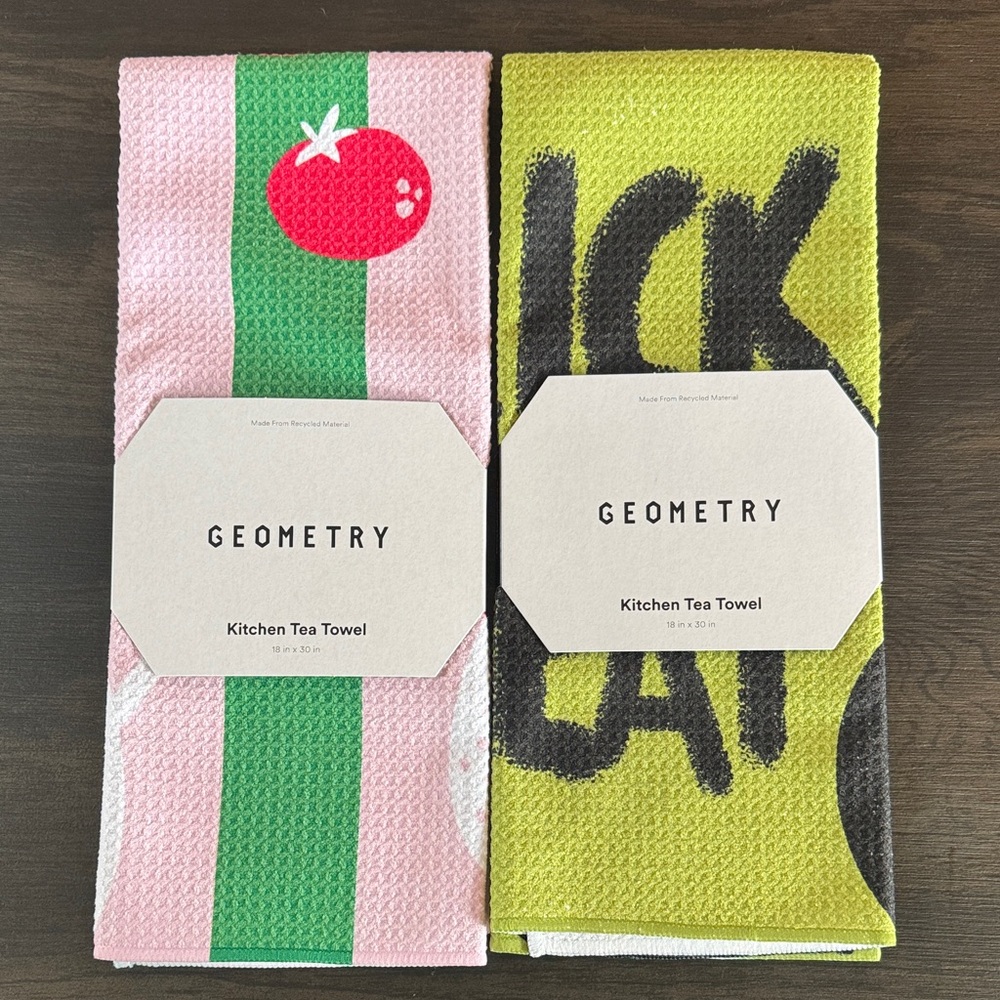 Geometry kitchen tea towels (set of 2)